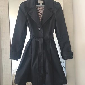 H&M Black Trench Coat size 6! Great condition.